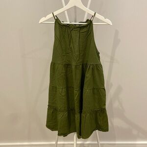 Forever 21 Green Layered Dress